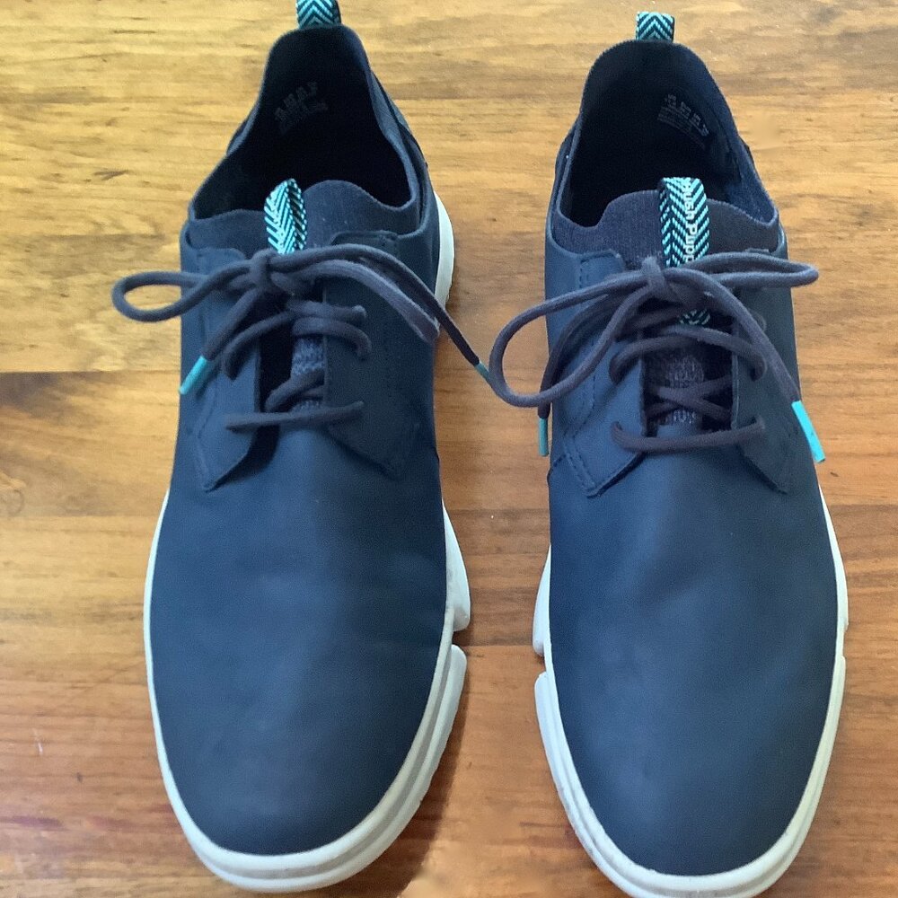 Mens Hush Puppies Bounce Plus Navy Tie Sz 11.5